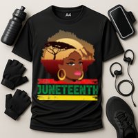 Juneteenth  African Pride Cooling Performance Crew T-Shirt