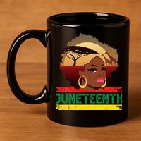 Juneteenth  African Pride 11oz C Handle Ceramic Mug