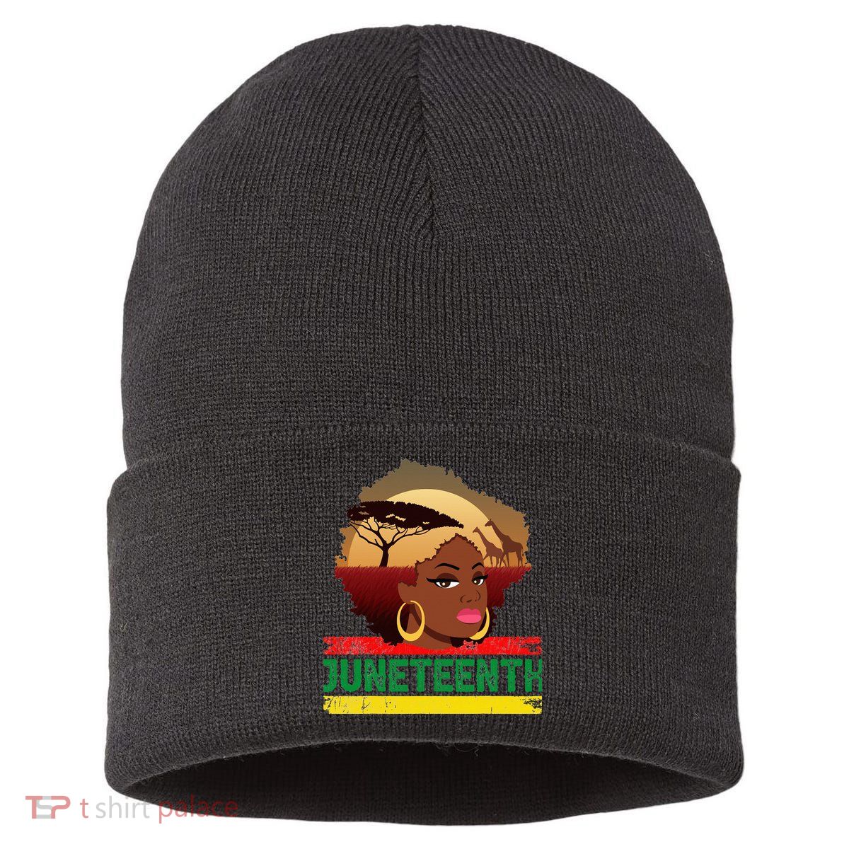 Juneteenth  African Pride Sustainable Knit Beanie