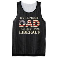 Just A Proud Dad That DidnT Raise Liberals Mesh Reversible Basketball Jersey Tank