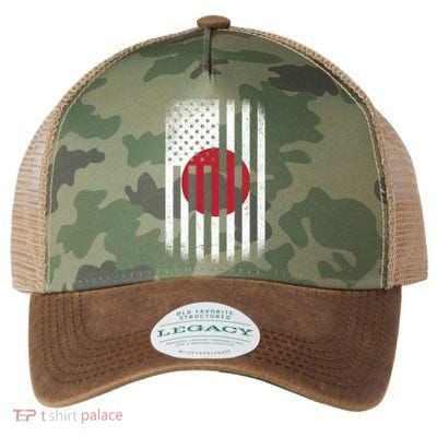 Vintage Japan Flag Legacy Tie Dye Trucker Hat