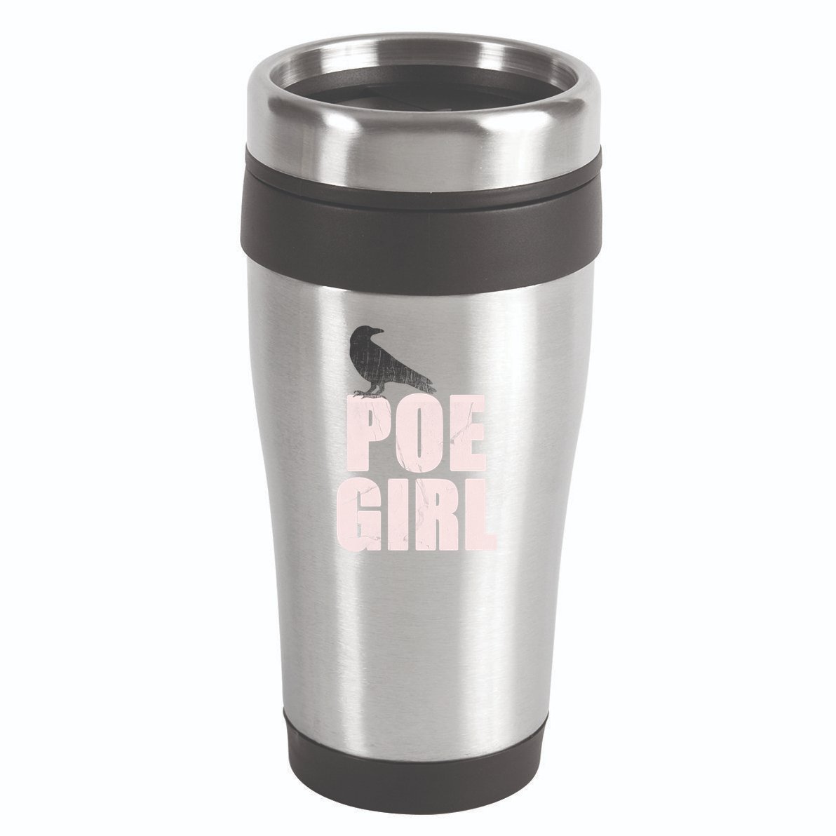 Just A Poe Writing Poem Author World Poetry Day Writer Gift 16oz Travel Tumbler