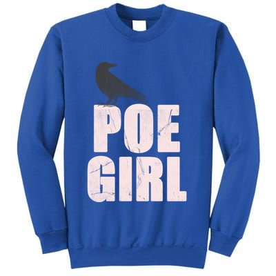 Just A Poe Writing Poem Author World Poetry Day Writer Gift Sweatshirt