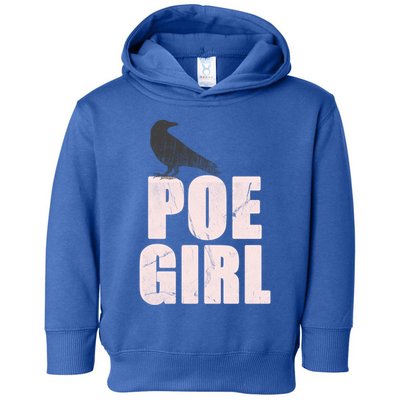 Just A Poe Writing Poem Author World Poetry Day Writer Gift Toddler Hoodie
