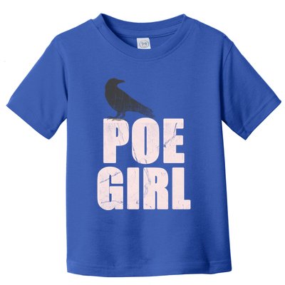 Just A Poe Writing Poem Author World Poetry Day Writer Gift Toddler T-Shirt
