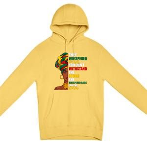 Juneteenth African Pride For Women Im The Storm Gift African Pride Premium Pullover Hoodie