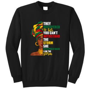 Juneteenth African Pride For Women Im The Storm Gift African Pride Sweatshirt