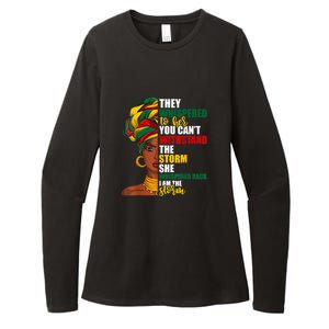 Juneteenth African Pride For Women Im The Storm Gift African Pride Womens CVC Long Sleeve Shirt