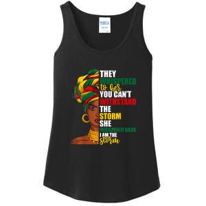 Juneteenth African Pride For Women Im The Storm Gift African Pride Ladies Essential Tank