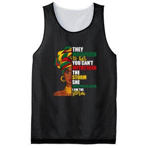 Juneteenth African Pride For Women Im The Storm Gift African Pride Mesh Reversible Basketball Jersey Tank