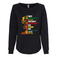 Juneteenth African Pride For Women Im The Storm Gift African Pride Womens California Wash Sweatshirt