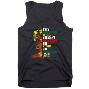 Juneteenth African Pride For Women Im The Storm Gift African Pride Tank Top