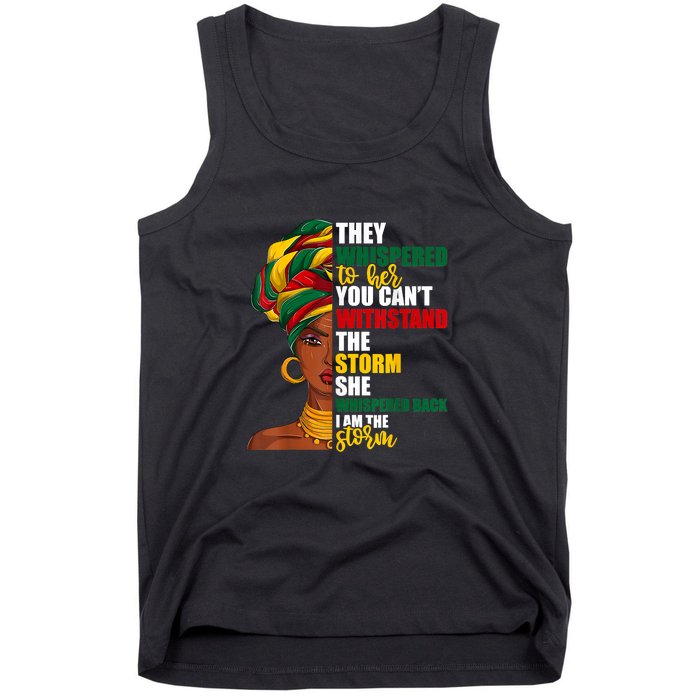 Juneteenth African Pride For Women Im The Storm Gift African Pride Tank Top