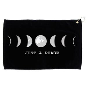 Just A Phase Moon Lunar Space Gift Grommeted Golf Towel