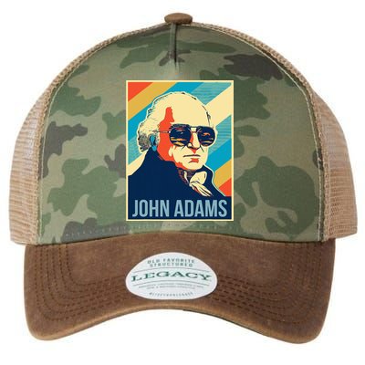 John Adams President Retro Patriotic Legacy Tie Dye Trucker Hat