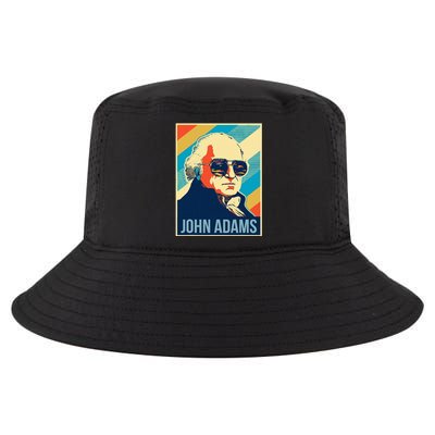 John Adams President Retro Patriotic Cool Comfort Performance Bucket Hat