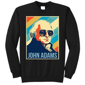 John Adams President Retro Patriotic Sweatshirt