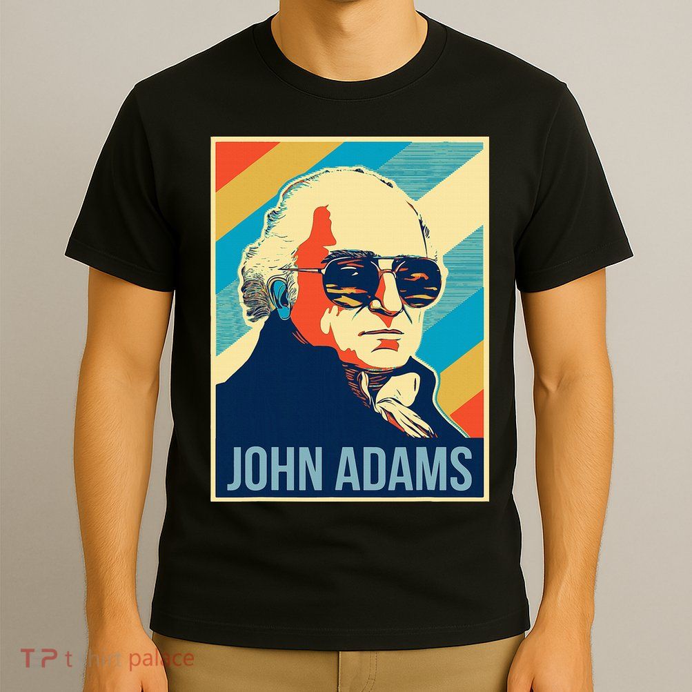 John Adams President Retro Patriotic T-Shirt