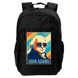 John Adams President Retro Patriotic Daily Commute Backpack