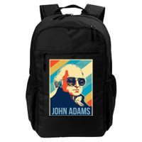 John Adams President Retro Patriotic Daily Commute Backpack