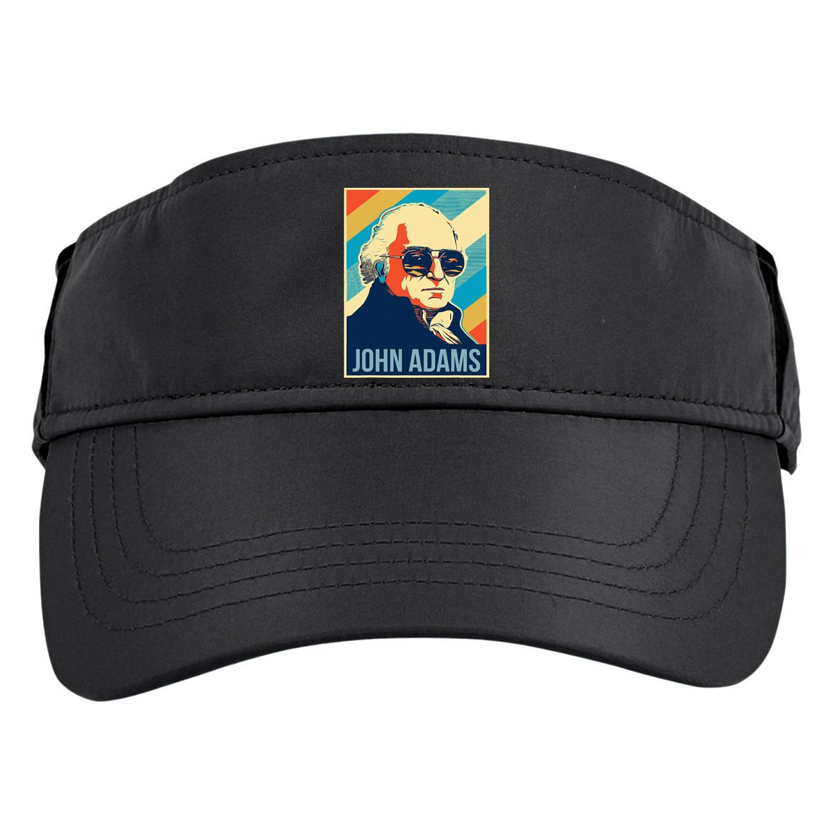 John Adams President Retro Patriotic Adult Drive Performance Visor