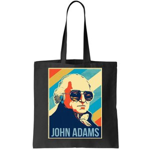 John Adams President Retro Patriotic Tote Bag