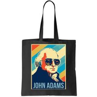 John Adams President Retro Patriotic Tote Bag