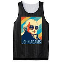 John Adams President Retro Patriotic Mesh Reversible Basketball Jersey Tank