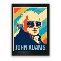 John Adams President Retro Patriotic Poster