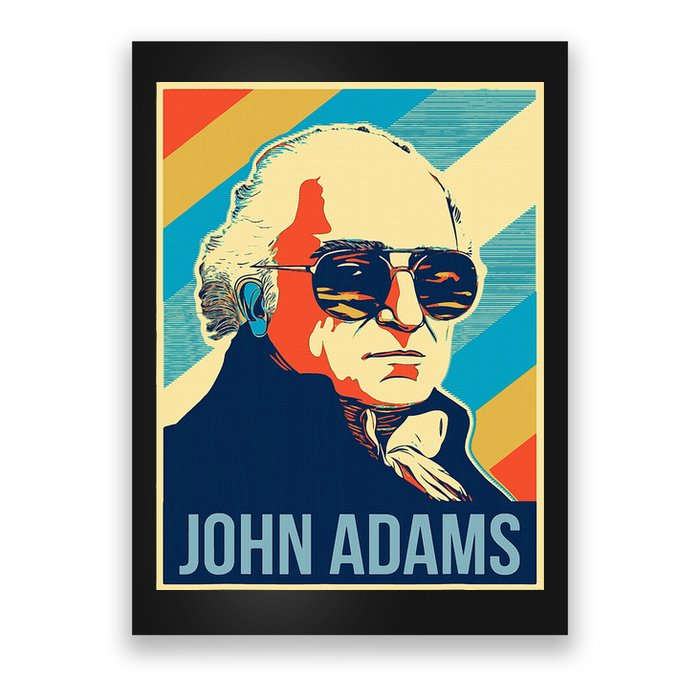 John Adams President Retro Patriotic Poster