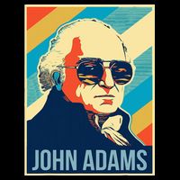 John Adams President Retro Patriotic Poster