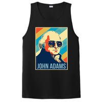 John Adams President Retro Patriotic PosiCharge Competitor Tank