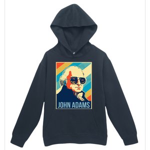 John Adams President Retro Patriotic Urban Pullover Hoodie