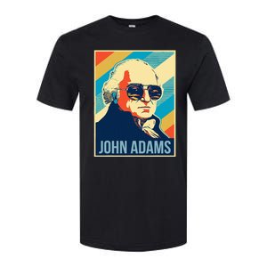 John Adams President Retro Patriotic Softstyle CVC T-Shirt