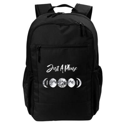 Just A Phase Moon Cycle Phases Of The Moon Astronomy Design Daily Commute Backpack