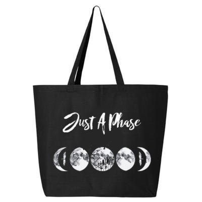 Just A Phase Moon Cycle Phases Of The Moon Astronomy Design 25L Jumbo Tote