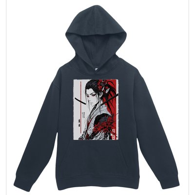 Japanese Animeink Pen Art Style Urban Pullover Hoodie