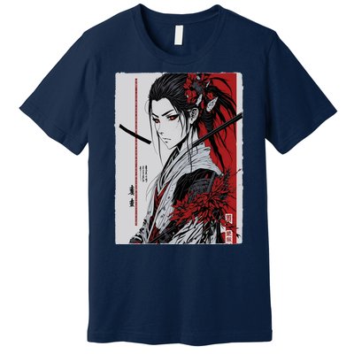 Japanese Animeink Pen Art Style Premium T-Shirt