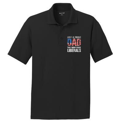 Just A Proud Dad That Didn T Raise Liberals 4th Of July PosiCharge RacerMesh Polo