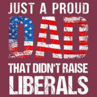 Just A Proud Dad That Didn T Raise Liberals 4th Of July 16oz Travel Tumbler