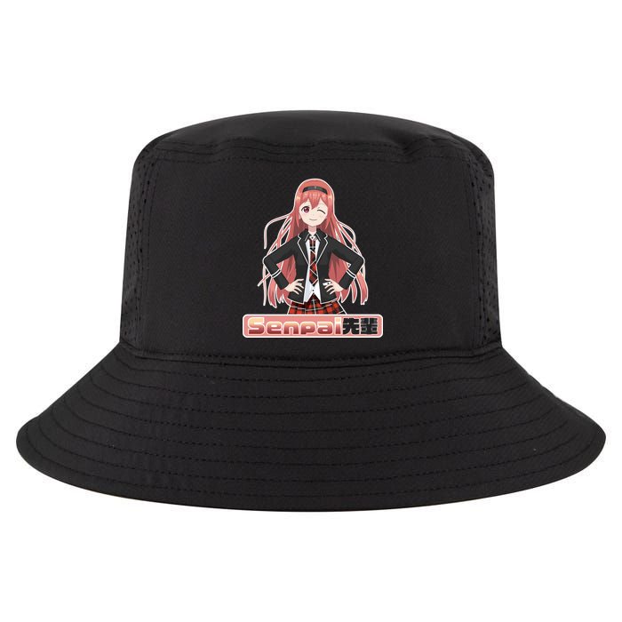 Japanese Animie Girl Senpai Cool Comfort Performance Bucket Hat