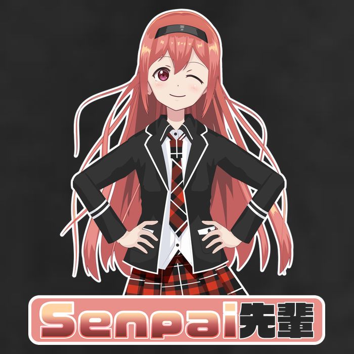 Japanese Animie Girl Senpai Cool Comfort Performance Bucket Hat