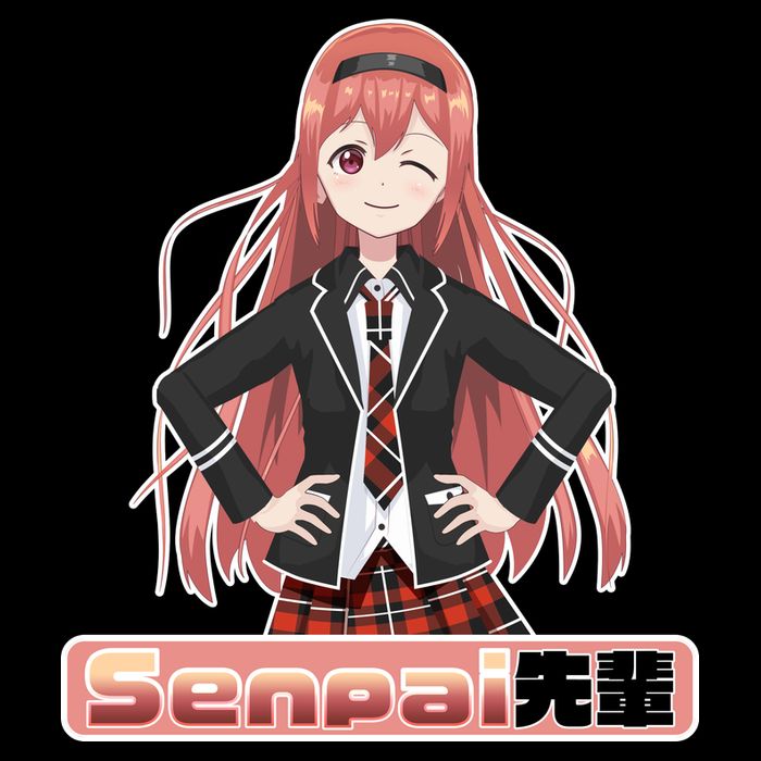 Japanese Animie Girl Senpai T-Shirt
