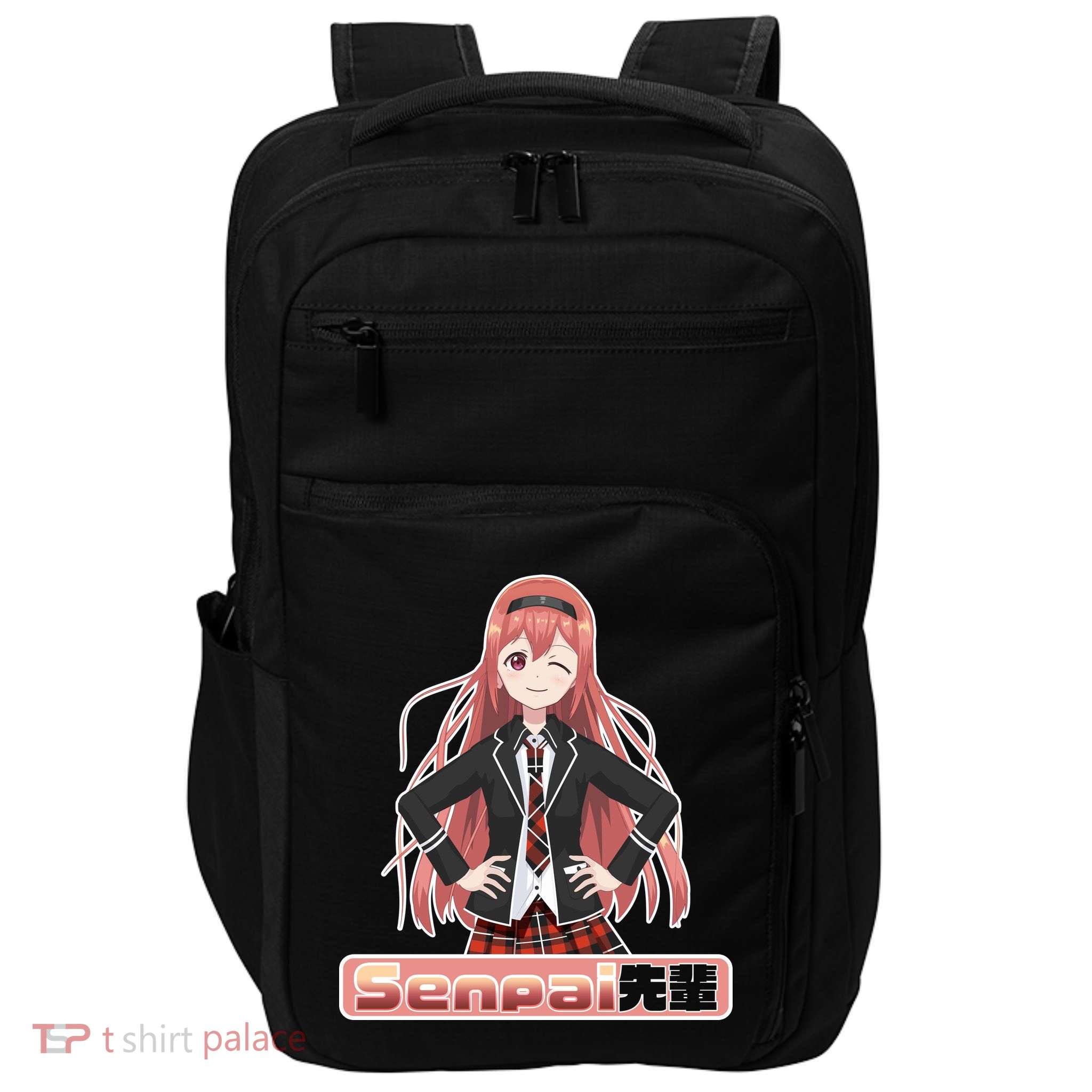 Japanese Animie Girl Senpai Impact Tech Backpack