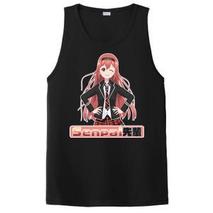 Japanese Animie Girl Senpai PosiCharge Competitor Tank