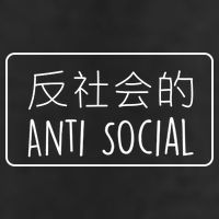 Japanese Anti Social 11oz C Handle Ceramic Mug