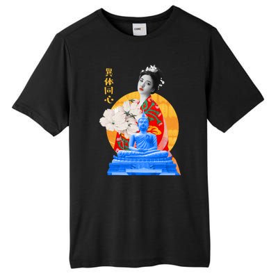 Japanese Buddha Female Tall Fusion ChromaSoft Performance T-Shirt