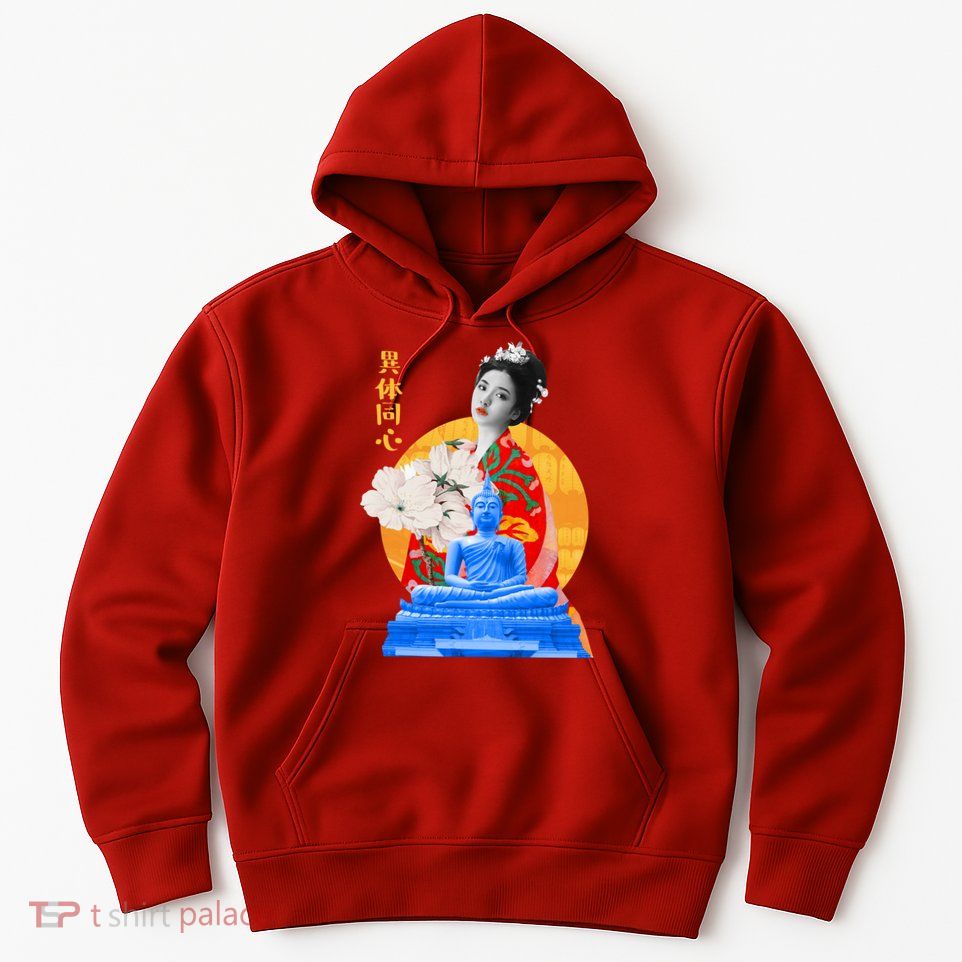 Japanese Buddha Female Hoodie