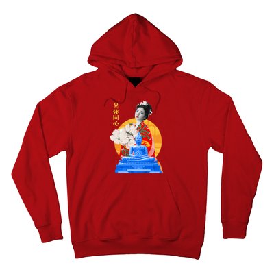 Japanese Buddha Female Hoodie