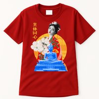 Japanese Buddha Female Tall T-Shirt